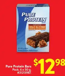 Walmart Pure Protein Bars offer
