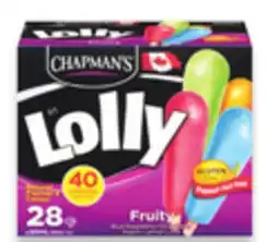 Walmart Chapman's Li'l Lolly Novelties offer