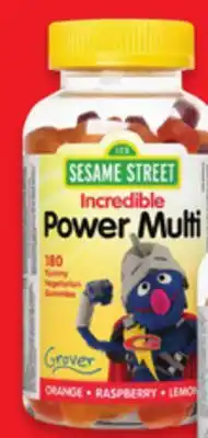 Walmart Webber Naturals Sesame Street Gummies offer