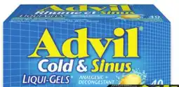 Walmart Advil Cold & Sinus offer