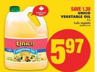 No Frills Unico Vegetable Oil offer