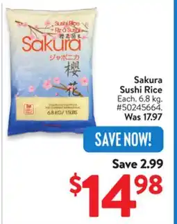 Walmart Sakura Sushi Rice offer