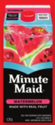 Walmart Minute Maid Watermelon Fruit Punch Chilled Drinks offer