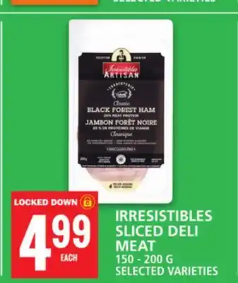 Food Basics IRRESISTIBLES SLICED DELI MEAT offer