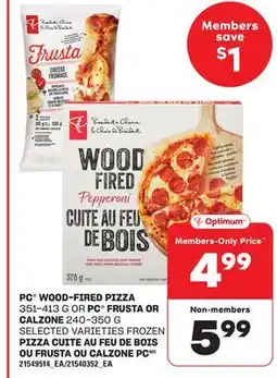 Independent Grocer PC WOOD-FIRED PIZZA 351-413 G OR PC FRUSTA OR CALZONE 240-350 G offer