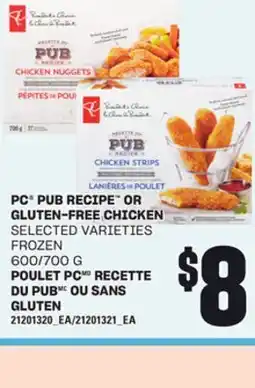 Independent Grocer PC PUB RECIPE OR GLUTEN-FREE CHICKEN, 600/700 G offer