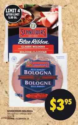 Independent Grocer SCHNEIDERS BOLOGNA, 500 G offer