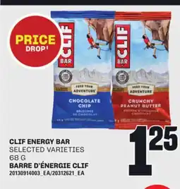 Independent Grocer CLIF ENERGY BAR, 68 G offer