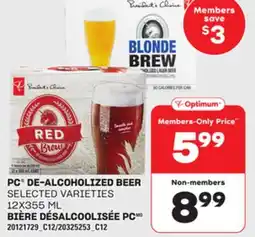 Independent Grocer PC DE-ALCOHOLIZED BEER, 12X355 ML offer
