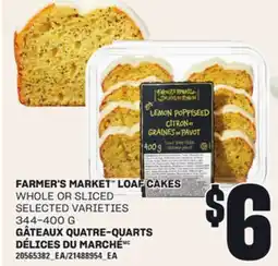 Independent Grocer FARMER'S MARKET LOAF CAKES, 344-400 G offer