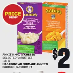 Independent Grocer ANNIE'S MAC & CHEESE, 170 G offer