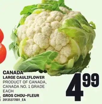 Independent Grocer LARGE CAULIFLOWER offer