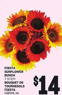 Independent Grocer FIESTA SUNFLOWER BUNCH offer