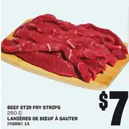 Independent Grocer BEEF STIR FRY STRIPS, 250 G offer