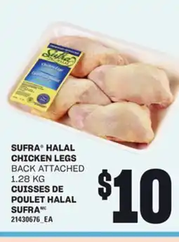 Independent Grocer SUFRA HALAL CHICKEN LEGS offer