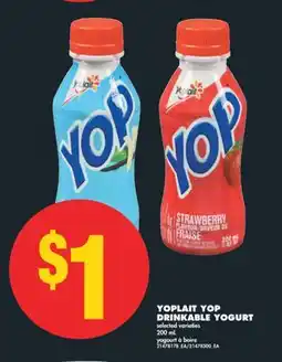 No Frills YOPLAIT YOP DRINKABLE YOGURT, 200 mL offer