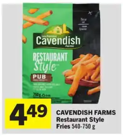 Foodland CAVENDISH FARMS Restaurant Style Fries 540-750 g offer