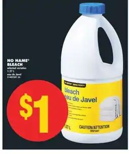 No Frills NO NAME BLEACH, 1.27 L offer