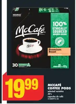 No Frills MCCAFÉ COFFEE PODS, 30' s offer