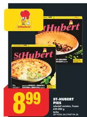 No Frills ST-HUBERT PIES, 650-800 g offer