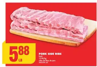 No Frills PORK SIDE RIBS offer