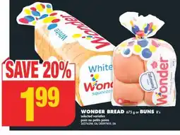 No Frills WONDER BREAD 675 g or BUNS 8' s offer