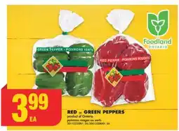 No Frills RED or GREEN PEPPERS offer