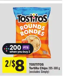 Foodland TOSTITOS Tortilla Chips offer