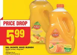 No Frills DEL MONTE JUICE BLENDS, 2.5 L offer