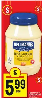 Food Basics HELLMANN'S MAYONNAISE offer