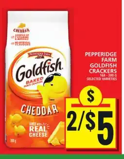 Food Basics PEPPERIDGE FARM GOLDFISH CRACKERS offer