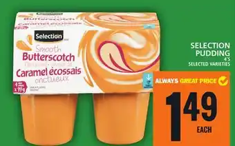 Food Basics SELECTION PUDDING offer