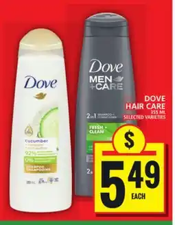 Food Basics DOVE HAIR CARE offer