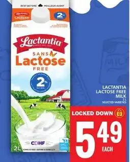 Food Basics LACTANTIA LACTOSE FREE MILK offer