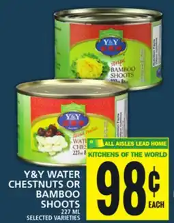 Food Basics Y & Y WATER CHESTNUTS OR BAMBOO SHOOTS offer