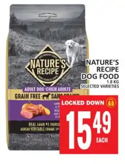 Food Basics NATURE'S RECIPE DOG FOOD offer