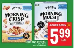Food Basics JORDANS CEREAL offer