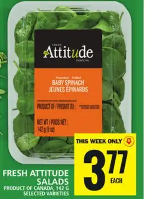 Food Basics FRESH ATTITUDE SALADS offer