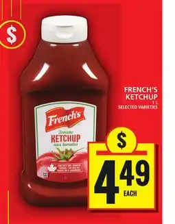 Food Basics FRENCH'S KETCHUP offer