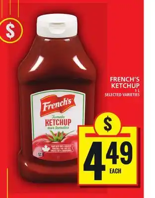 Food Basics FRENCH'S KETCHUP offer