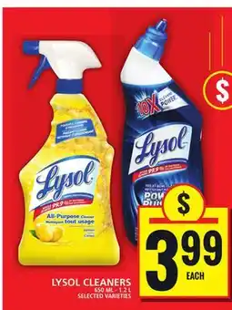 Food Basics LYSOL CLEANERS offer