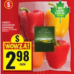 Food Basics SWEET ASSORTED PEPPPERS offer