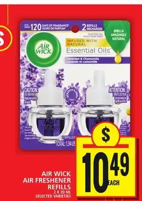 Food Basics AIR WICK AIR FRESHENER REFILLS offer