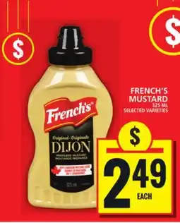 Food Basics FRENCH'S MUSTARD offer