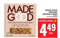 Food Basics MADE GOOD ORGANIC GRANOLA BARS offer