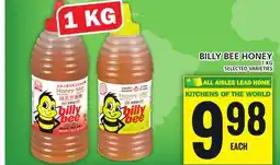 Food Basics BILLY BEE HONEY offer