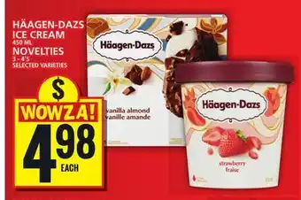 Food Basics HÄAGEN-DAZS ICE CREAM NOVELTIES offer