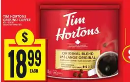 Food Basics TIM HORTONS GROUND COFFEE offer