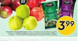 Sobeys Paula Red or Gingergold Apples offer