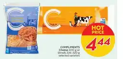 Sobeys COMPLIMENTS Cheese offer